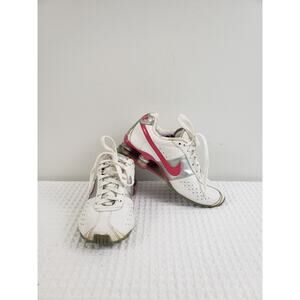 Y2K Nike Shox Classic II Womens Shoes Size 7.5 White Pink Sports 343907-161
